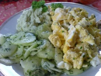 Rezept: Einfacher Gurkensalat Einfacher Gurkensalat - Rezept