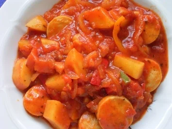 Dida ' s Wurstgulasch - Rezept