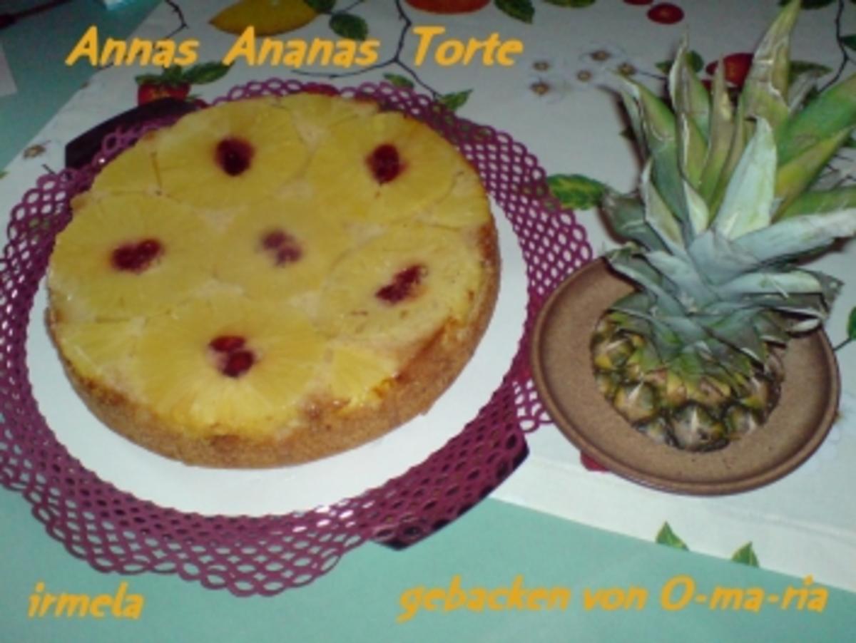 Annas  Ananas Torte - Rezept