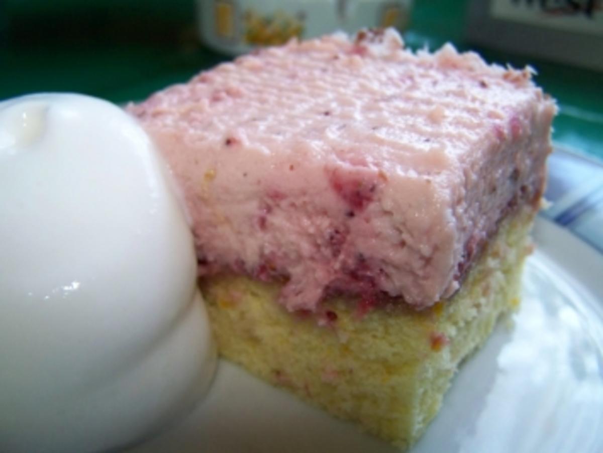 Erdbeer-Mascarpone Schnitten - Rezept