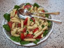 Nudel - Mozzarella - Salat - Rezept