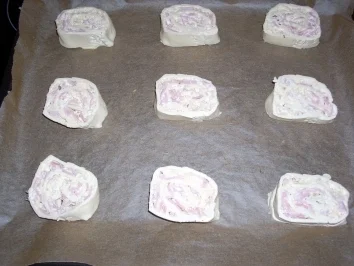Gefüllte Blätterteig - Schinken - Röllchen - Rezept - Bild Nr. 6