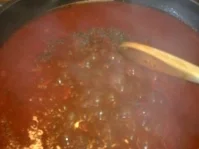 Tortiglioni mit Tomaten-Speck-Soße - Rezept - Bild Nr. 5