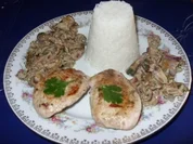 Puten-Medailons mit Steinpilzen und Basmatireis - Rezept