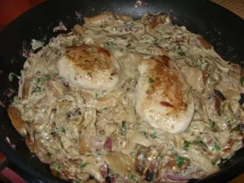 Rezept: Puten-Medailons mit Steinpilzen und Basmatireis Bild Nr. 4 Puten-Medailons mit Steinpilzen und Basmatireis - Rezept - Bild Nr. 4