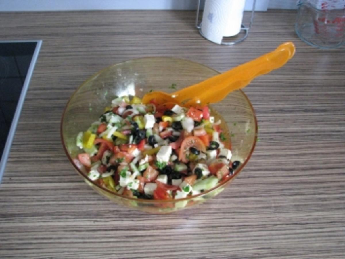 "SALAT" Griechischer Salat a la Schwiegermama - Rezept