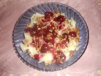 Knuspernudeln mit Schattenmorellen - Rezept - Bild Nr. 4