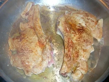 Rezept: Kalbskoteletts mit gratinierter Kartoffel-Selleriekruste Bild Nr. 3 Kalbskoteletts mit gratinierter Kartoffel-Selleriekruste - Rezept - Bild Nr. 3