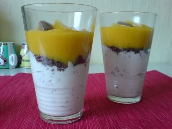 Rezept: Schokokuss-Creme mit Pfirsich Bild Nr. 4 Schokokuss-Creme mit Pfirsich - Rezept - Bild Nr. 4