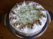 Rezept: Rhabarber-Dickmilch-Torte Rhabarber-Dickmilch-Torte - Rezept