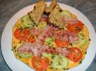 Eierkuchen mit Tomaten - Rezept