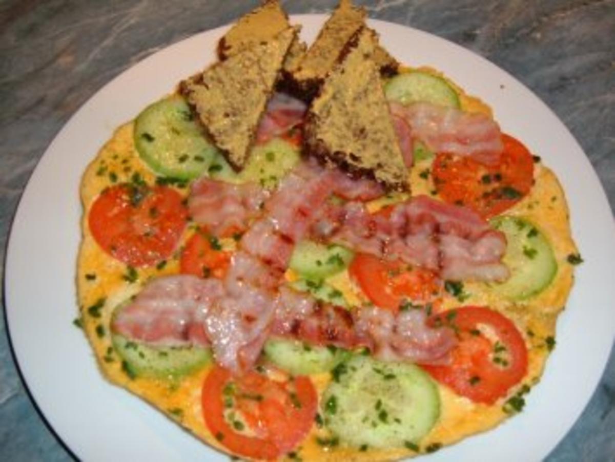 Eierkuchen mit Tomaten Rezept Gesendet von SCHNEEROSE