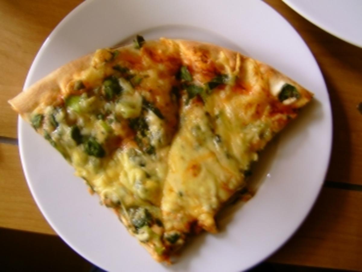 Pizza /Blattspinat - Rezept - Bild Nr. 2