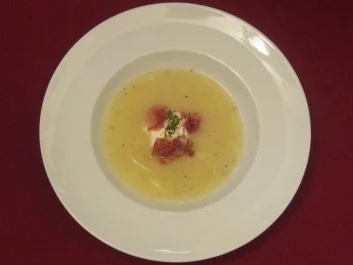 Melonensuppe mit Pata-Negra-Schinken - Rezept