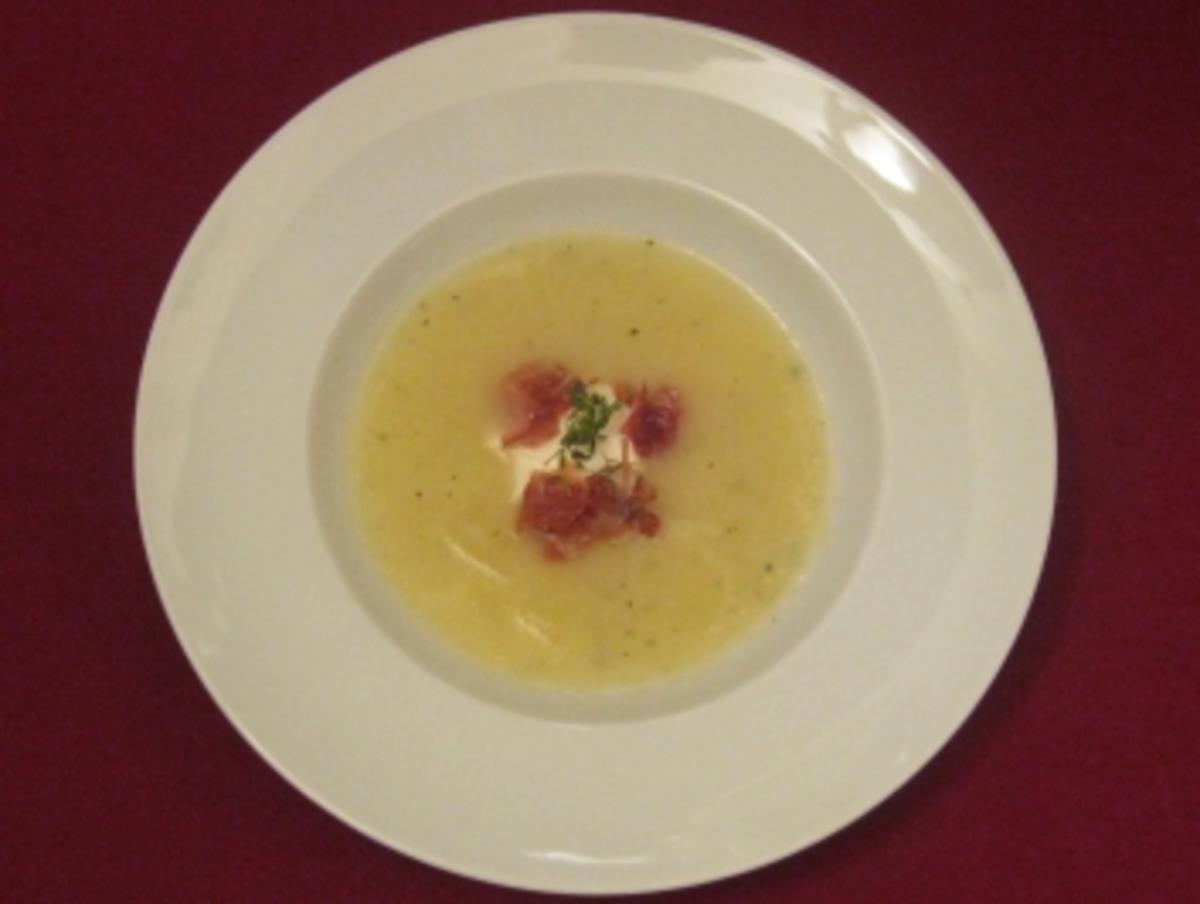 Bilder für Melonensuppe mit Pata-Negra-Schinken - Rezept