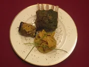 Lammkarree mit Kräuter-Kruste u. Kartoffelsäckchen - Barbarossas Siegesmahl - Rezept