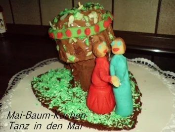Kuchen  "Mai-Baum-Kuchen" Tanz in den Mai - Rezept