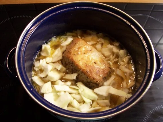 Schweinerücken mit Weißkohl - Rezept - Bild Nr. 2