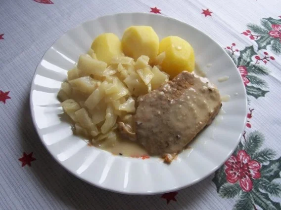 Schweinerücken mit Weißkohl - Rezept - Bild Nr. 3