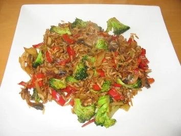 Gemüsereste mit Reis - Rezept - Bild Nr. 2