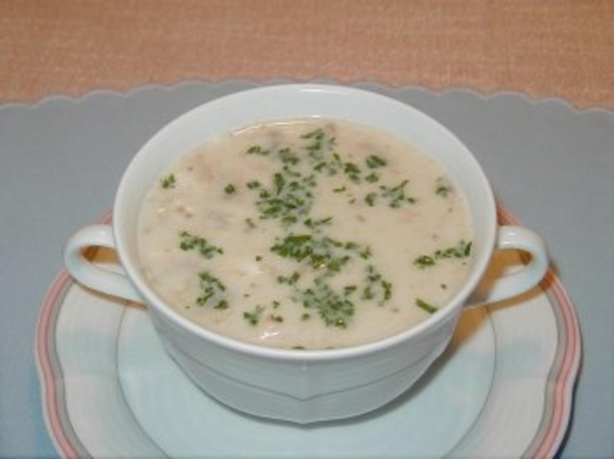 Champignoncremesuppe eine leichte sehr bekömmliche Suppe - Rezept mit ...