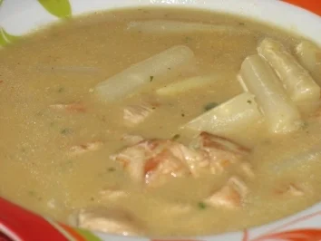 königinsuppe mit spargel - Rezept