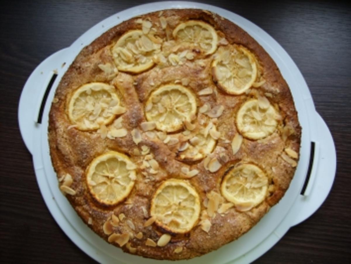 Zitronen - Mandelkuchen - Rezept
