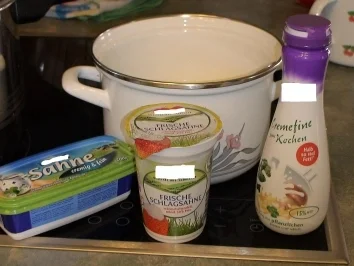 Käse-Sahne-Soße... - Rezept