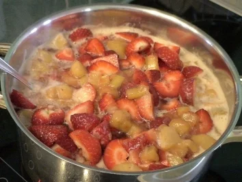 Rezept: Rhabarber-Erdbeer-Kompott... Bild Nr. 5 Rhabarber-Erdbeer-Kompott... - Rezept - Bild Nr. 5