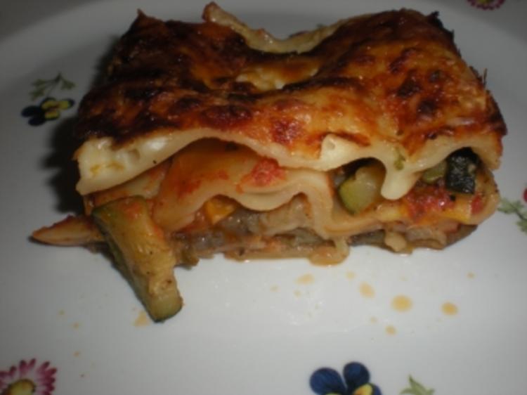 Auberginen Zucchini Lasagne - einfach - von Divina