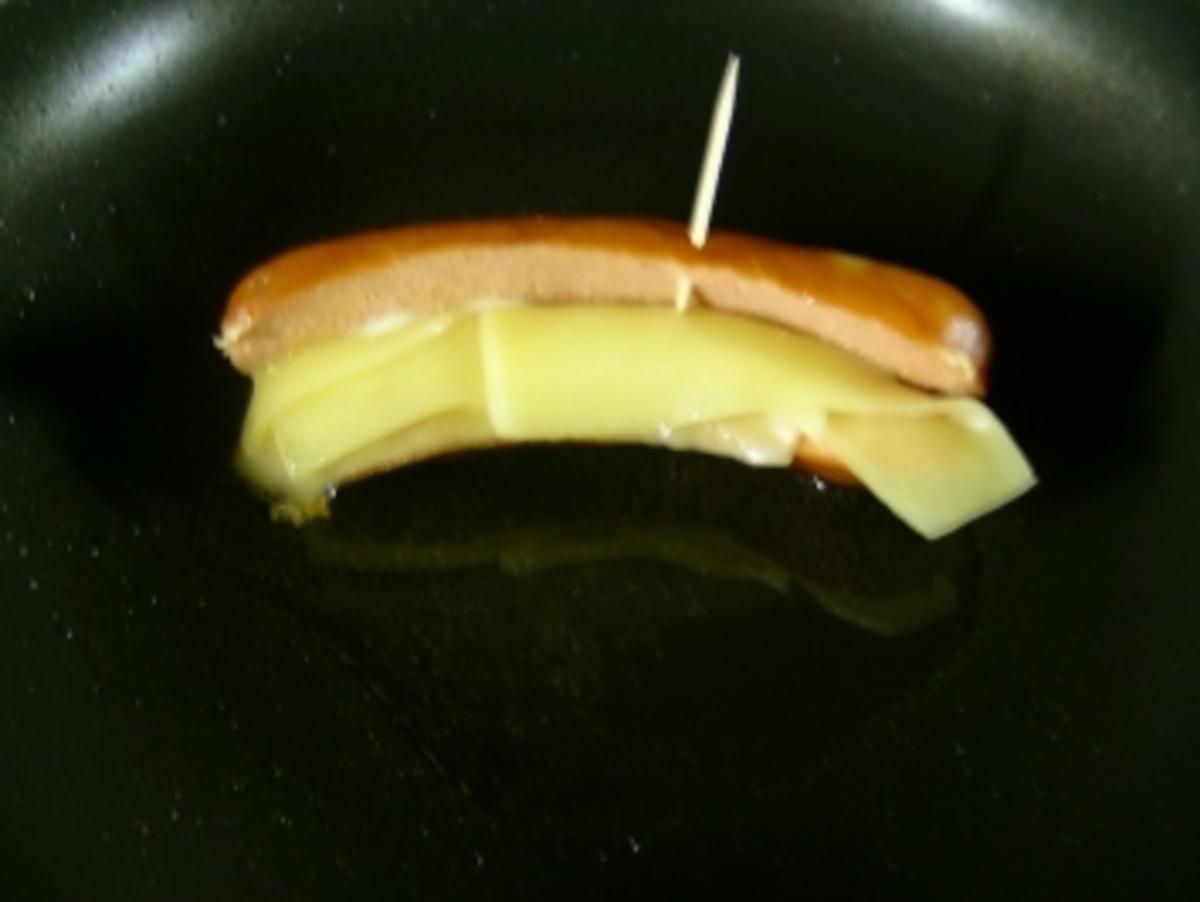 Wurst mit Käse gefüllt - Rezept - Bild Nr. 2