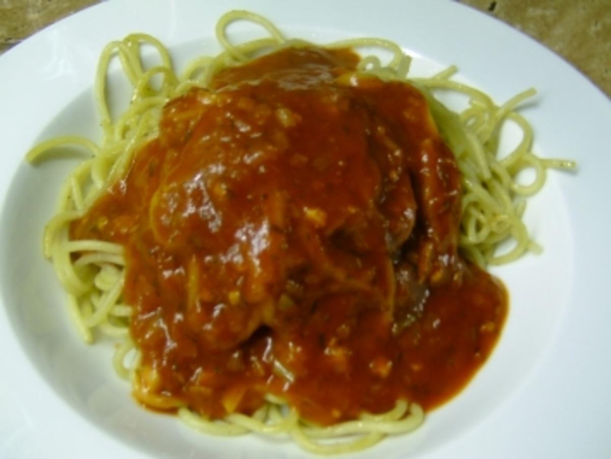 Spaghetti/ Tomatensoße - Rezept - Bild Nr. 2