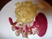 Rezept: Schweinelende mit Cassissoรe Schweinelende mit Cassissoรe - Rezept