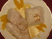 Zanderfilet an Orangen-Meerrettichsauce - Rezept