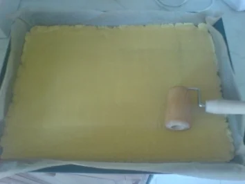 Rezept: Rhabarberkuchen Bild Nr. 3 Rhabarberkuchen - Rezept - Bild Nr. 3