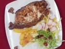 Düsseldorfer Senfrostbraten mit Kartoffelecken an Frisee-Salat - Rezept