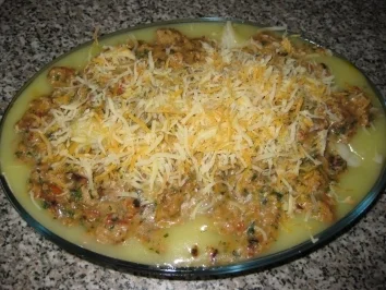 Rezept: Blumenkohl-Auflauf mit Thüringer Mett Bild Nr. 5 Blumenkohl-Auflauf mit Thüringer Mett - Rezept - Bild Nr. 5