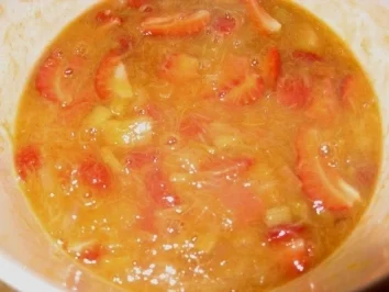 Rezept: Rhabarber - Erdbeergrütze Bild Nr. 3 Rhabarber - Erdbeergrütze - Rezept - Bild Nr. 3