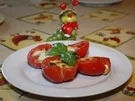 Rezept: Gegrillte Tomate mit Mozzarella Gegrillte Tomate mit Mozzarella - Rezept