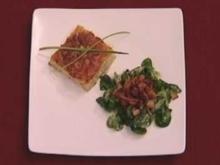 Elsässer Quiche mit Feldsalat, Speck und Croutons (Frank und Maria Schmidt) - Rezept