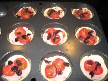 Pizza-Minis aus Blitzteig - Rezept - Bild Nr. 6