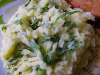 Bärlauch-Kartoffelpüree mit zwei Gesichtern - Rezept - Bild Nr. 2