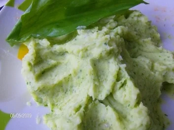Bärlauch-Kartoffelpüree mit zwei Gesichtern - Rezept - Bild Nr. 3