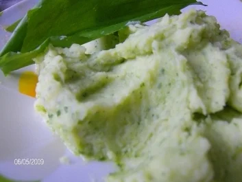 Bärlauch-Kartoffelpüree mit zwei Gesichtern - Rezept - Bild Nr. 4