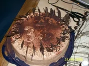 Schokosahne torte mit Kirschen - Rezept