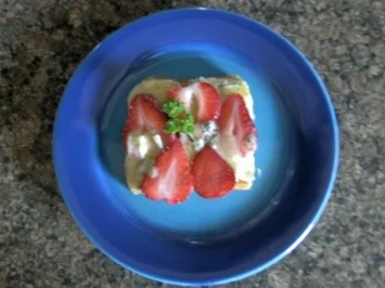 Erdbeer - Käse - Toast - Rezept