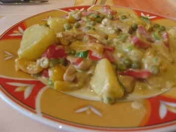 Gemüse-Kartoffel-Pfanne - Rezept