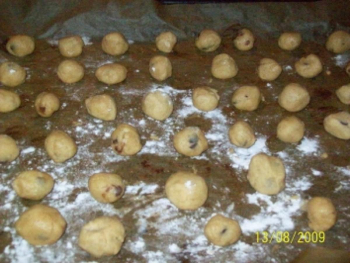 Schoko Mandel cookies - Rezept - Bild Nr. 2