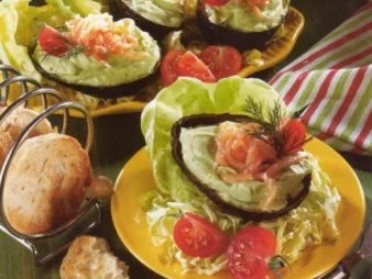 Rezept: antipasti avocado gefùllt mit lachs antipasti avocado gefùllt mit lachs - Rezept