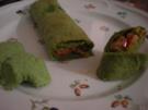 Spinatcrepe mit schneller Ratatouillefüllung - Rezept